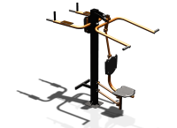 Уличный тренажер "Верхняя тяга Брусья Пресс" УТ339 в Рязани Уличный тренажер "Верхняя тяга Брусья Пресс" УТ339 в Рязани