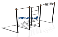 Спортивный комплекс воркаут ВС-129 в Рязани