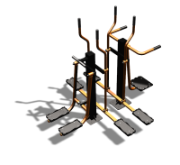 Уличный тренажер "Шпагат Маятник Лыжник двойной" УТ335 в Рязани Уличный тренажер "Шпагат Маятник Лыжник двойной" УТ335 в Рязани