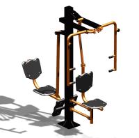 Уличный тренажер "Баттерфляй Жим ног" УТ347 в Рязани Уличный тренажер "Баттерфляй Жим ног" УТ347 в Рязани