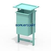 Урна с крышкой МАФ 1631 в Рязани Урна с крышкой МАФ 1631 в Рязани