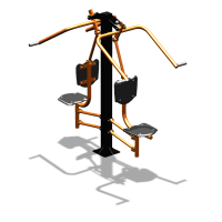 Уличный тренажер  "Верхняя тяга двойная"  УТ207 в Рязани