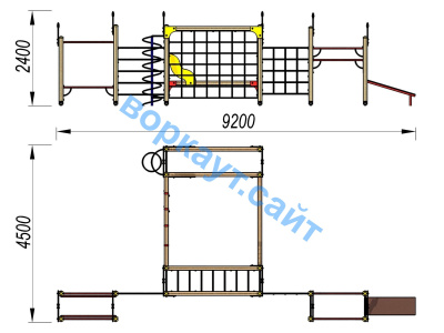 Детский спортивный комплекс ДСК 3102 в Рязани