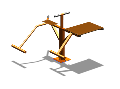 Уличный тренажер "Пресс Гиперэкстензия" УТ327 в Рязани
