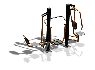 Уличный тренажер "Жим ногами Шагомер Жим от груди" УТ333 в Рязани