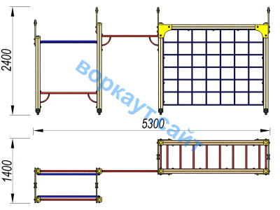 Детский спортивный комплекс Атлет ДСК 3106 в Рязани