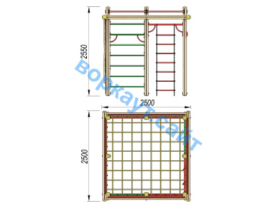 Детский спортивный комплекс ДСК 3110 в Рязани Детский спортивный комплекс ДСК 3110 в Рязани