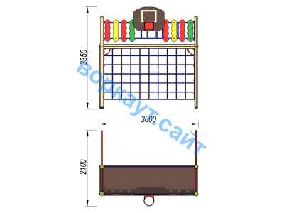 Детский спортивный комплекс ДСК 3101 в Рязани