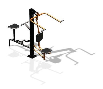 Уличный тренажер "Верхняя тяга Вело" УТ340 в Рязани