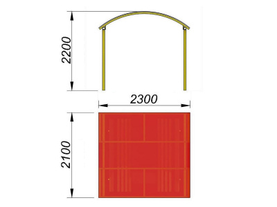 Навес судейский МАФ 4004 в Рязани