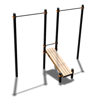 Воркаут турники со скамьей для пресса ВС-27 в Рязани