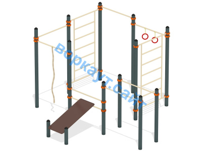 Спортивный комплекс воркаут ВС-47 в Рязани