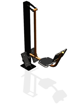 Уличный тренажер "Жим ногами одинарный" УТ 110 в Рязани Уличный тренажер "Жим ногами одинарный" УТ 110 в Рязани