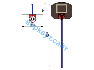 Баскетбольный щит СИО 3510 в Рязани