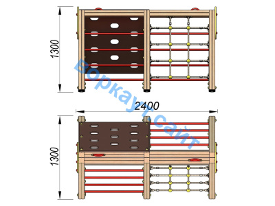 Детский спортивный комплекс ДСК 3203 в Рязани