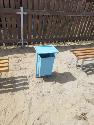 Урна с крышкой МАФ 1631 в Рязани