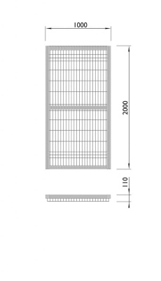 Калитка спортивной площадки МАФ 5105 в Рязани