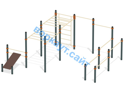 Спортивный комплекс воркаут ВС-50 в Рязани