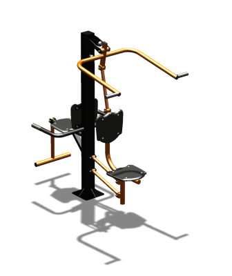 Уличный тренажер "Верхняя тяга Флекс" УТ325 в Рязани