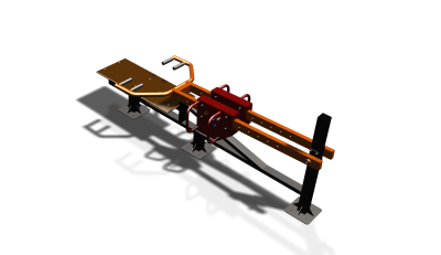 Силовой уличный тренажер  "Жим лежа"  УТ411 в Рязани