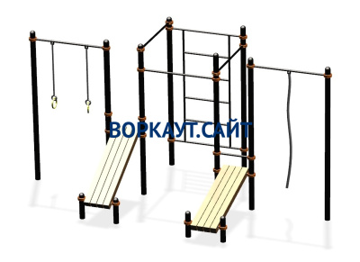 Спортивный комплекс воркаут ВС-44 в Рязани