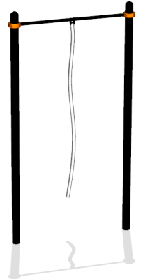 Турник с гимнастическим канатом ВС-34 в Рязани