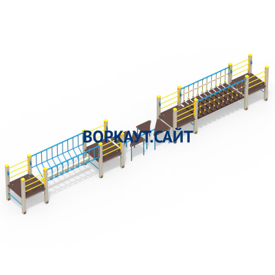 Детский спортивный комплекс Двойной мостик ДСК 3115 в Рязани