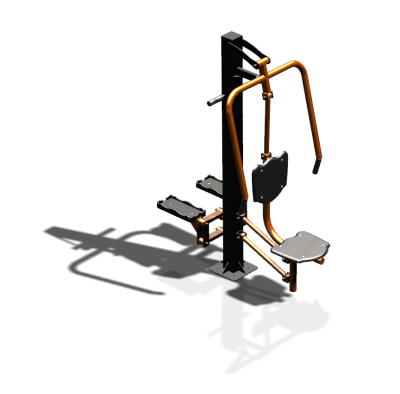 Уличный тренажер "Жим от груди Степпер" УТ342 в Рязани