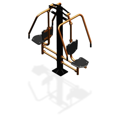 Уличный тренажер  "Жим от груди двойной" УТ204 в Рязани