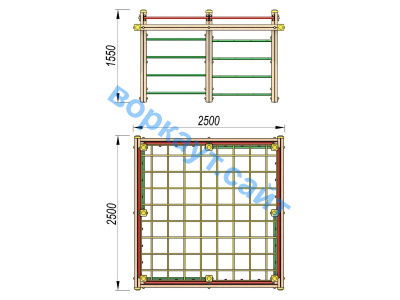 Детский спортивный комплекс ДСК 3109 в Рязани