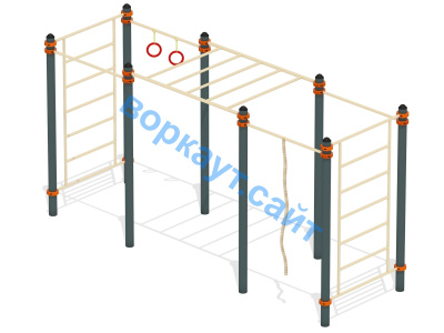 Воркаут комплекс гимнастический  ВС-24 в Рязани