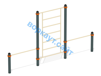 Шведская стенка с перекладинами ВС-13 в Рязани