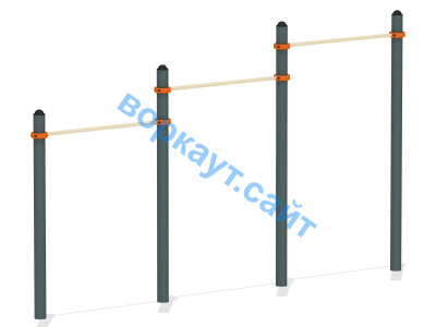 Турник тройной ВС-4 в Рязани