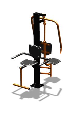 Уличный тренажер "Жим от груди Флекс" УТ324 в Рязани