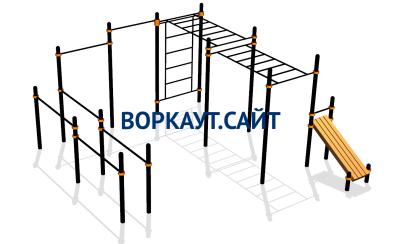 Спортивный комплекс воркаут ВС-109 в Рязани
