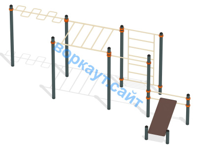 Спортивный комплекс воркаут ВС-45 в Рязани