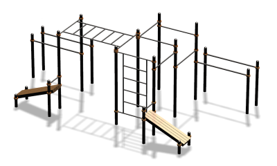 Спортивный комплекс воркаут ВС-100 в Рязани