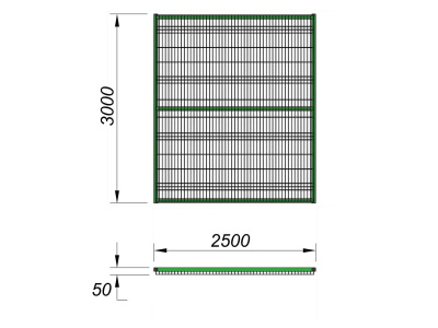 Ограждение спортивной площадки 2500х3000 МАФ 5103 в Рязани