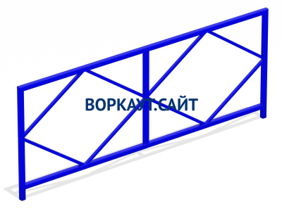 Ограждение площадки МАФ 5001 в Рязани