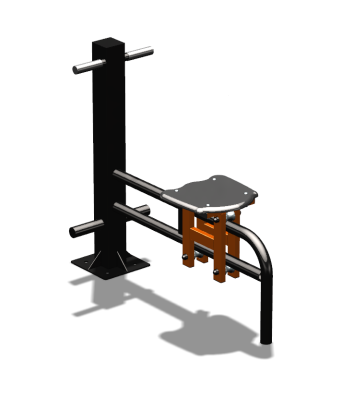 Уличный тренажер "Каталка одинарная" УТ 123 в Рязани