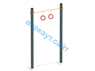 Турник с кольцами ВС-7 в Рязани Турник с кольцами ВС-7 в Рязани