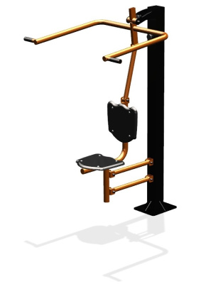 Уличный тренажер "Верхняя тяга одинарный" УТ 114 в Рязани