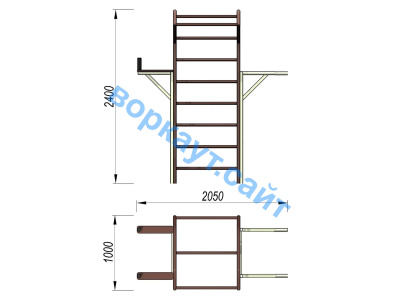 Детский спортивный комплекс 3 в 1 ДСК 3103 в Рязани