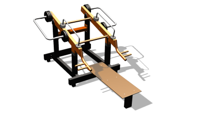 Силовой уличный тренажер  "Жим от груди"  УТ422 в Рязани