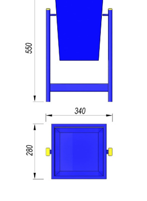 Урна МАФ 1630 в Рязани