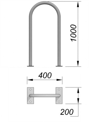 Велопарковка МАФ 6001 в Рязани
