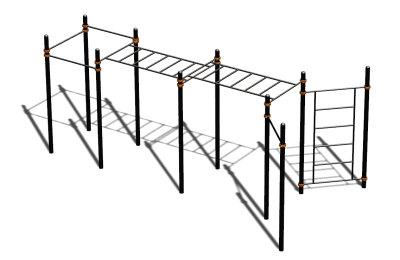 Спортивный комплекс воркаут ВС-118 в Рязани