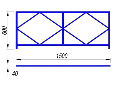 Ограждение площадки МАФ 5001 в Рязани