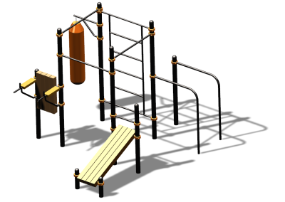 Спортивный комплекс воркаут ВС-93 в Рязани