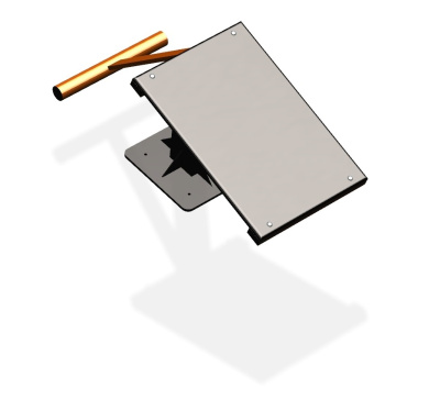 Уличный тренажер "Скамья для пресса" УТ 121 в Рязани